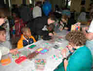 Arts Festival Beaded Necklace Booth